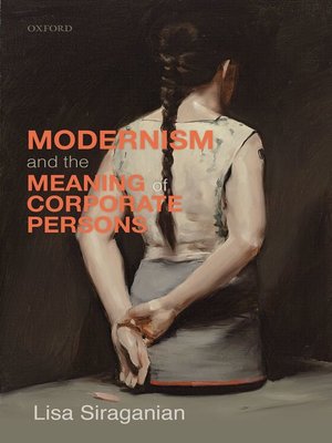 cover image of Modernism and the Meaning of Corporate Persons